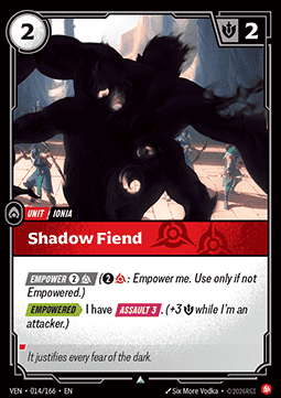 Shadow Fiend - Vendetta (Uncommon) [VEN-014]