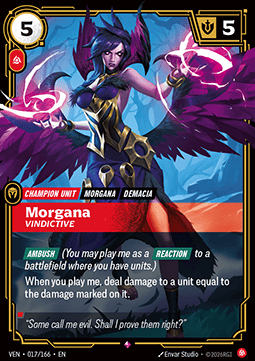 Morgana, Vindictive (V.1 - Rare) - Vendetta (Rare) [VEN-017]