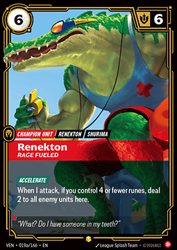 Renekton, Rage Fueled (V.2 - Showcase) - Vendetta (Showcase) [VEN-019a]