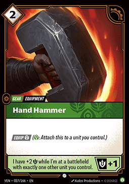 Hand Hammer - Vendetta (Common) [VEN-027]
