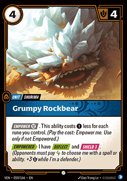 Grumpy Rockbear - Vendetta (Common) [VEN-050]