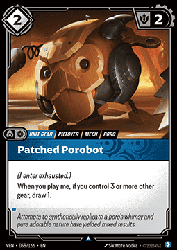 Patched Porobot - Vendetta (Uncommon) [VEN-058]