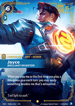 Jayce, Brilliant Inventor (V.2 - Showcase) - Vendetta (Showcase) [VEN-068a]