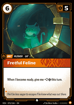 Fretful Feline - Vendetta (Common) [VEN-071]