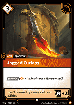 Jagged Cutlass - Vendetta (Common) [VEN-073]