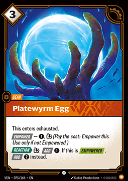 Platewyrm Egg - Vendetta (Common) [VEN-075]