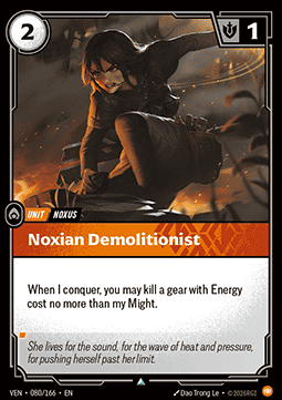 Noxian Demolitionist - Vendetta (Uncommon) [VEN-080]
