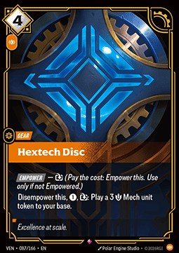 Hextech Disc - Vendetta (Rare) [VEN-087]
