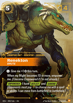 Renekton, Brute (V.1 - Epic) - Vendetta (Epic) [VEN-092]