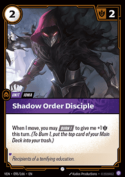 Shadow Order Disciple - Vendetta (Common) [VEN-095]