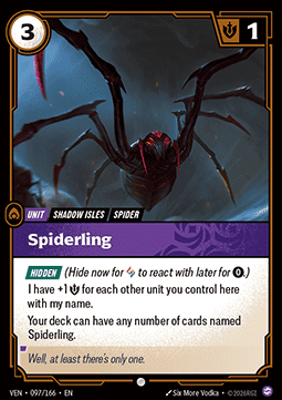 Spiderling - Vendetta (Common) [VEN-097]