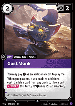Gust Monk - Vendetta (Uncommon) [VEN-101]