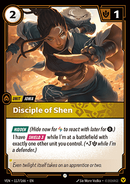 Disciple of Shen - Vendetta (Common) [VEN-117]