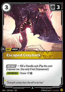Escaped Grayback - Vendetta (Uncommon) [VEN-124]