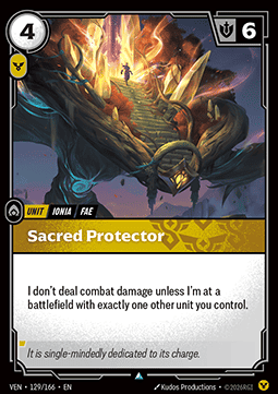 Sacred Protector - Vendetta (Uncommon) [VEN-129]