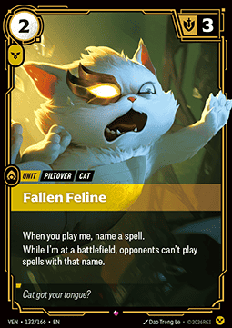 Fallen Feline - Vendetta (Rare) [VEN-132]