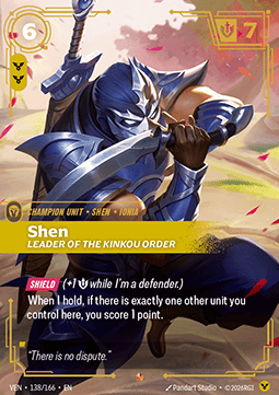 Shen, Leader of the Kinkou Order (V.1 - Epic) - Vendetta (Epic) [VEN-138]