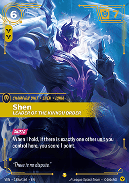 Shen, Leader of the Kinkou Order (V.2 - Showcase) - Vendetta (Showcase) [VEN-138a]