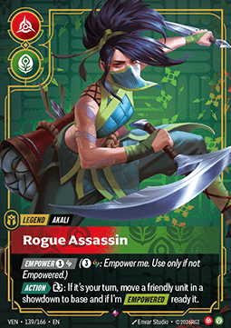 Akali, Rogue Assassin (V.1 - Rare) - Vendetta (Rare) [VEN-139]