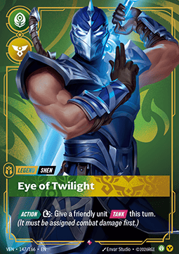 Shen, Eye of Twilight (V.1 - Rare) - Vendetta (Rare) [VEN-147]