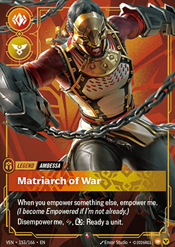 Ambessa, Matriarch of War (V.1 - Rare) - Vendetta (Rare) [VEN-153]