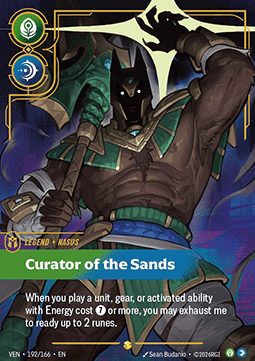 Nasus, Curator of the Sands (V.2 - Showcase) - Vendetta (Showcase) [VEN-192]