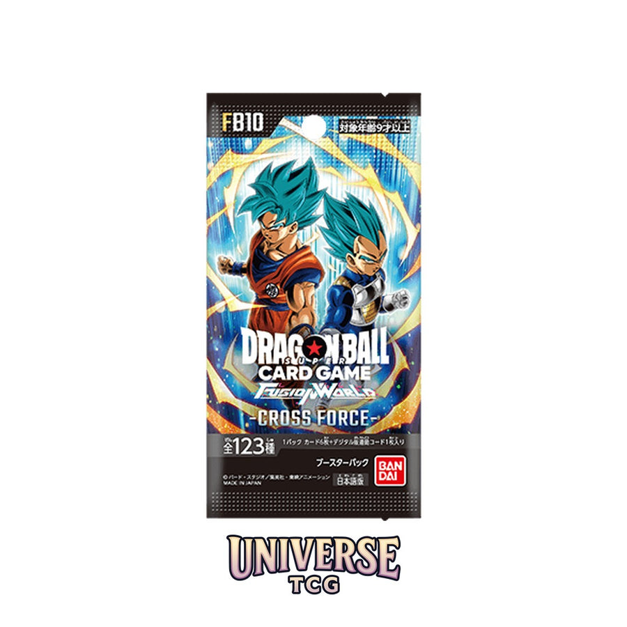 Dragon Ball Fusion World FB10 Booster Box Cross Force - Asian 🇯🇵