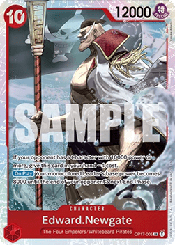 Edward.Newgate (OP17-005) (V.1) - The World’s Strongest Warriors (Super Rare) [OP17-005]