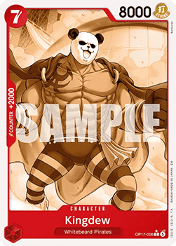 Kingdew (OP17-006) (V.2) - The World’s Strongest Warriors (Alternate Art) [OP17-006]