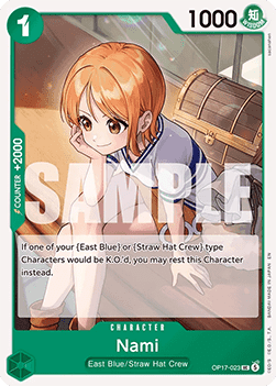 Nami (OP17-023) - The World’s Strongest Warriors (Uncommon) [OP17-023]