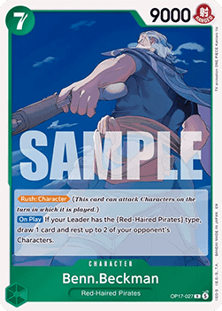 Benn.Beckman (OP17-027) (V.1) - The World’s Strongest Warriors (Rare) [OP17-027]