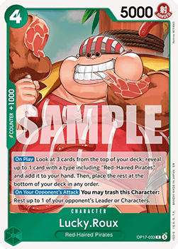 Lucky.Roux (OP17-033) - The World’s Strongest Warriors (Rare) [OP17-033]