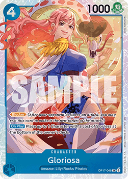 Gloriosa (OP17-046) (V.1) - The World’s Strongest Warriors (Super Rare) [OP17-046]