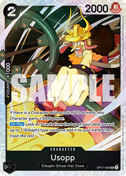 Usopp (OP17-080) (V.1) - The World’s Strongest Warriors (Super Rare) [OP17-080]