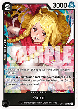 Gerd (OP17-081) - The World’s Strongest Warriors (Rare) [OP17-081]