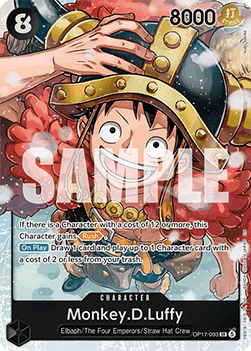 Monkey.D.Luffy (OP17-093) (V.1) - The World’s Strongest Warriors (Super Rare) [OP17-093]