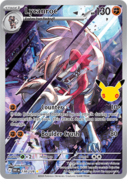 Lycanroc - 30th Celebration (Illustration Rare) [30C-138]