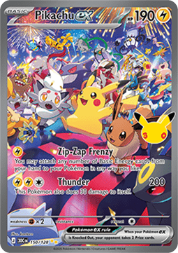 Pikachu ex - 30th Celebration (Special Illustration Rare) [30C-150]