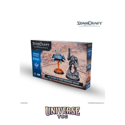 Archon Studio - Starcraft TMG: Terran Hero Expansion Set: Jim Raynor & Point Defense Drone