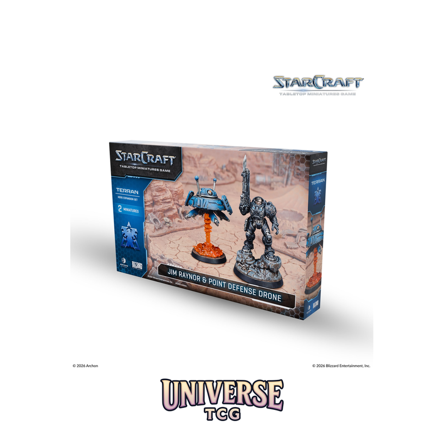 Archon Studio - Starcraft TMG: Terran Hero Expansion Set: Jim Raynor & Point Defense Drone