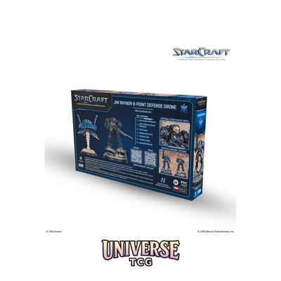 Archon Studio - Starcraft TMG: Terran Hero Expansion Set: Jim Raynor & Point Defense Drone