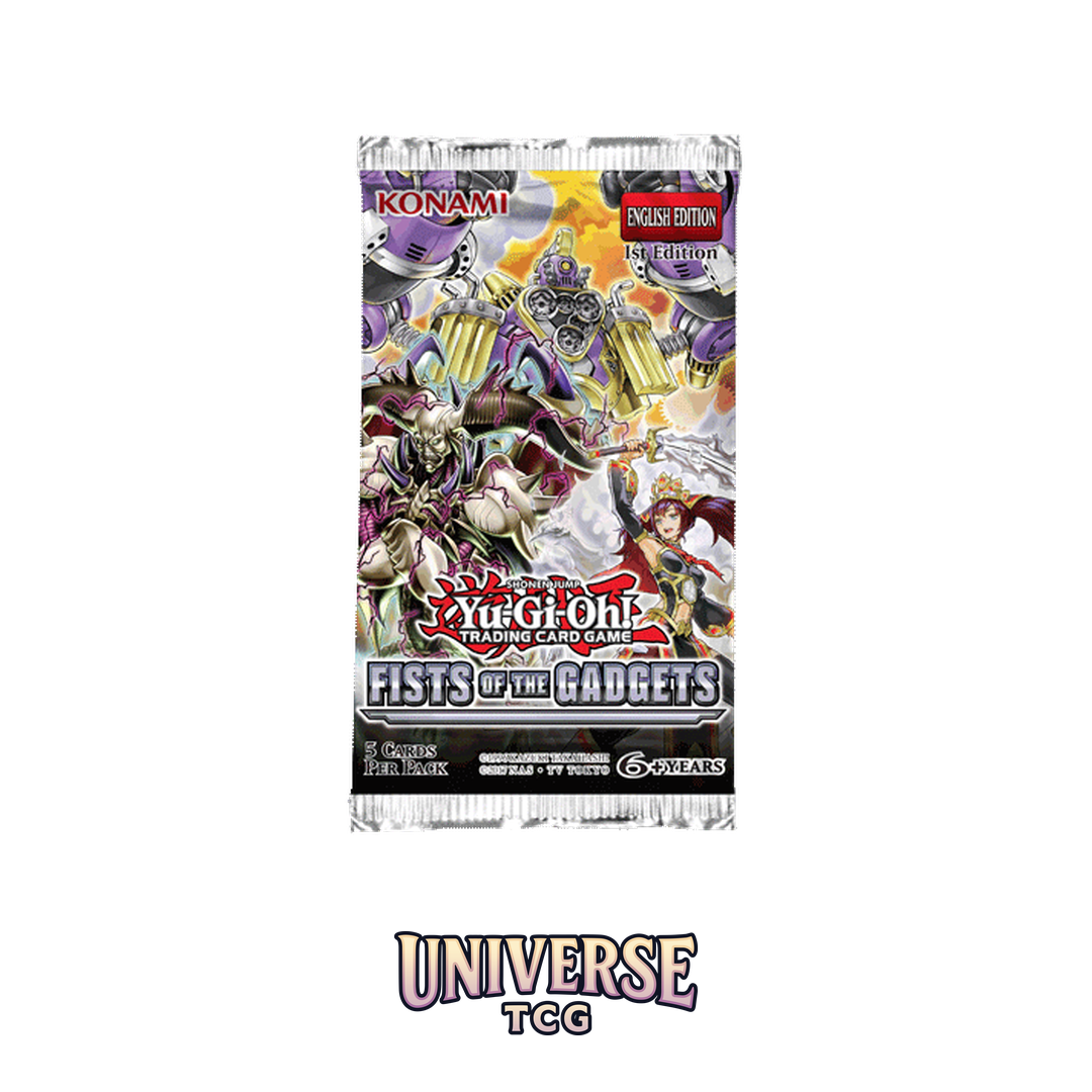 yugioh fists of the gadgets booster box Yu-Gi-Oh! FIGA card all Flash Effect Card Profile Puppet/LIBERATOR Trading card packaging:Box
