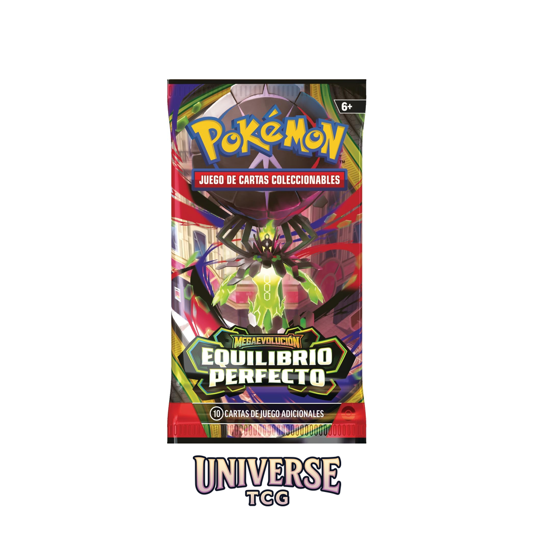Pokémon trading card game pack with colorful design on a white background