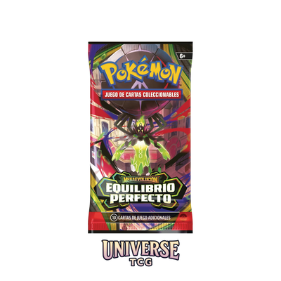 Pokémon TCG Equilibrio Perfecto 3 Booster Blister (Spanish) – Promo Card + 3 Packs