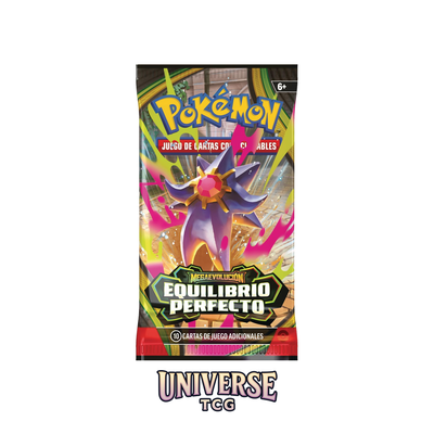 Pokémon TCG Equilibrio Perfecto 3 Booster Blister (Spanish) – Promo Card + 3 Packs
