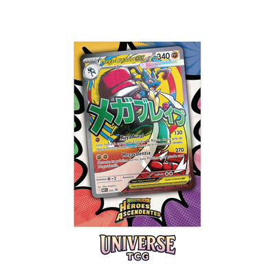 Pokémon TCG Mega Lucario Premium Poster Collection (Spanish) – 10 Packs + Promo Card