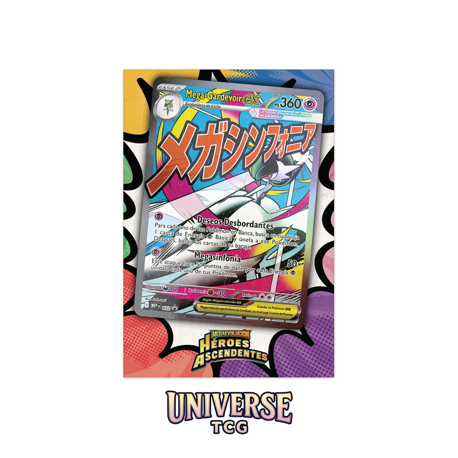 Pokémon TCG Mega Gardevoir Premium Poster Collection (Spanish) – Universe TCG