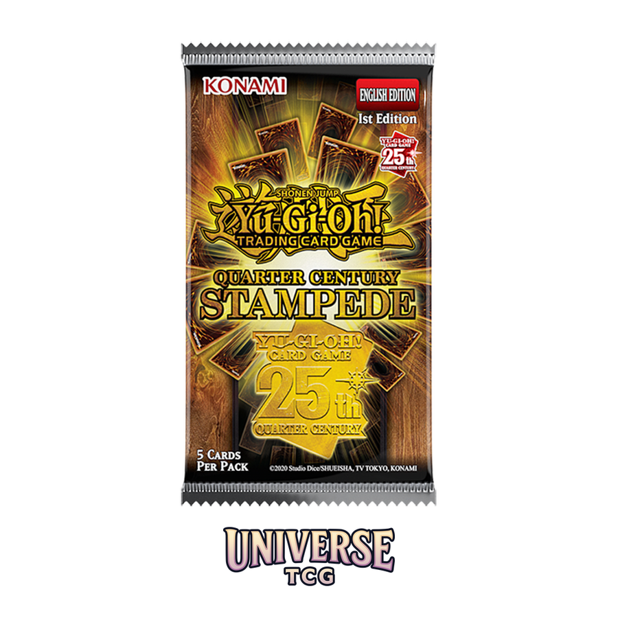 Yu-Gi-Oh! QCS Booster Box Quarter Century Stampede - English