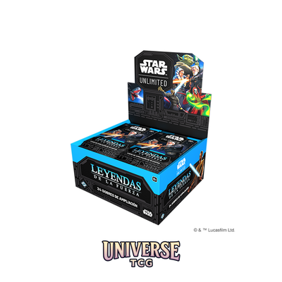 Star Wars Unlimited TCG – Legends of the Force: Leyendas de la Fuerza Expositor Sobres (24)