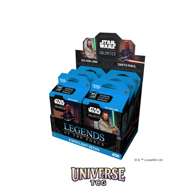 Star Wars Unlimited TCG – Legends of the Force: Legends of the Force Spotlight Decks (6)